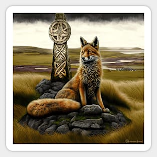 Celtic Fox #001 Sticker